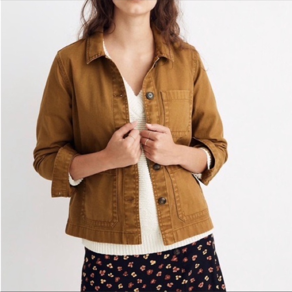 Madwell Garment-Dyed Ashwood Chore Coat sz XS